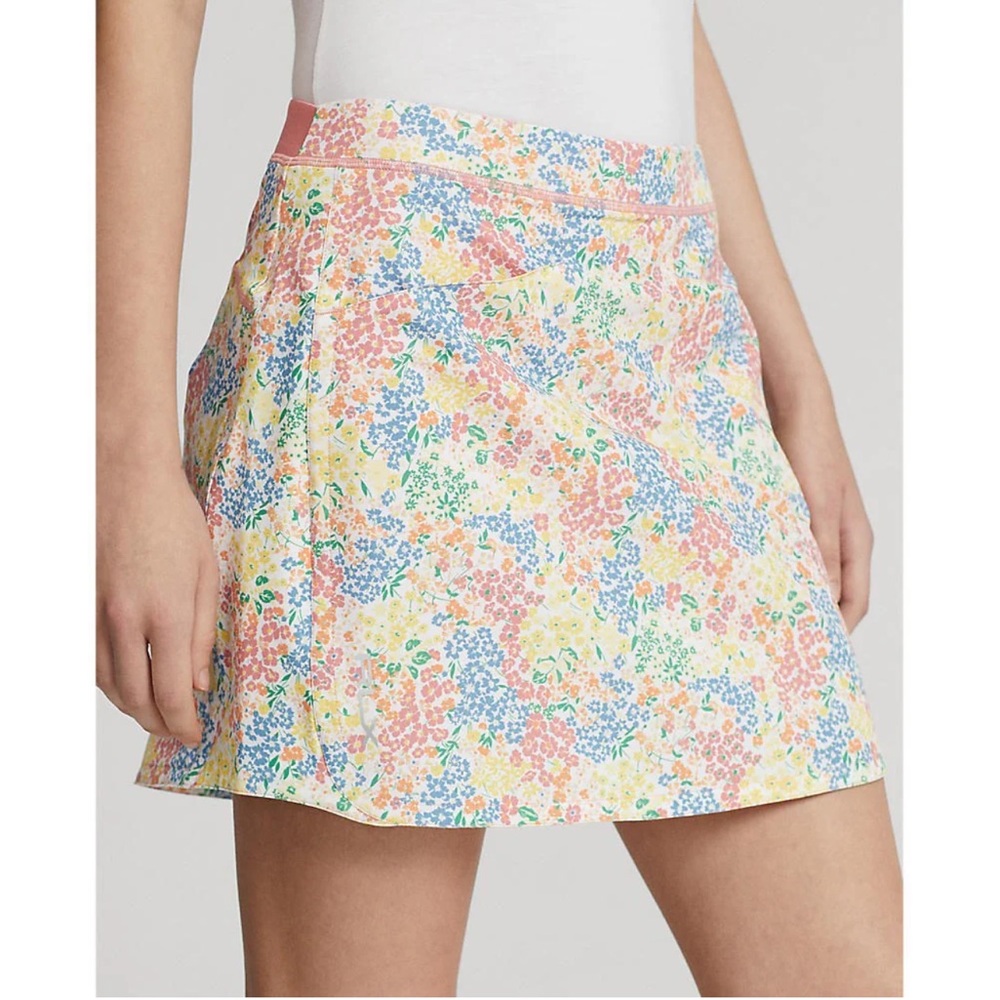 NWT Ralph Lauren RLX Sz S Printed Aim Skirt Skort Key West Petals Golf Tennis
